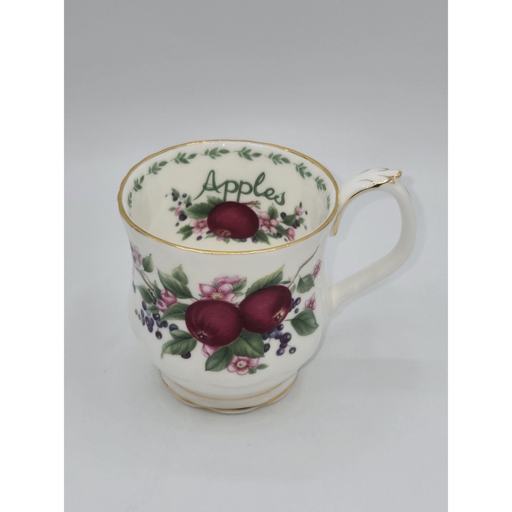 Royal Albert Apples Teacup Bone China England Cottage Garden Fruit Series Mug